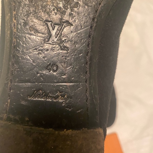 louis Vuitton boots size 8.5-9 black 💯auth - Picture 9 of 10